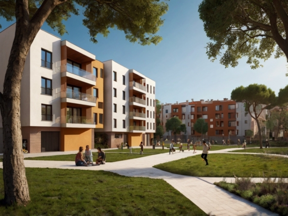 Moderne sociale urbanisatie in Spanje